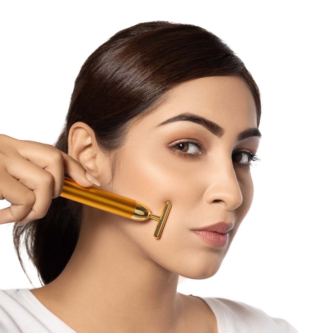 24K Electric Face Massager| Gold Platted