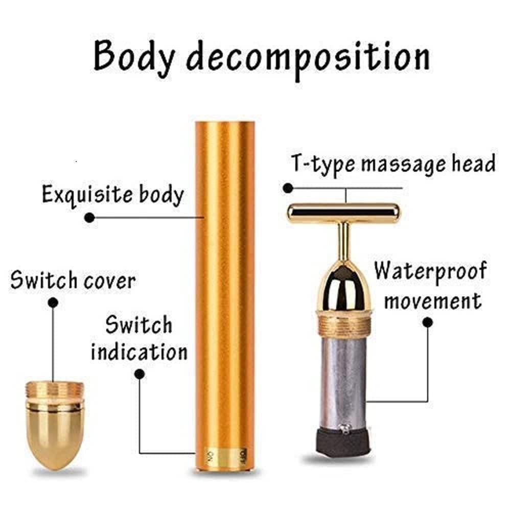 24K Electric Face Massager| Gold Platted